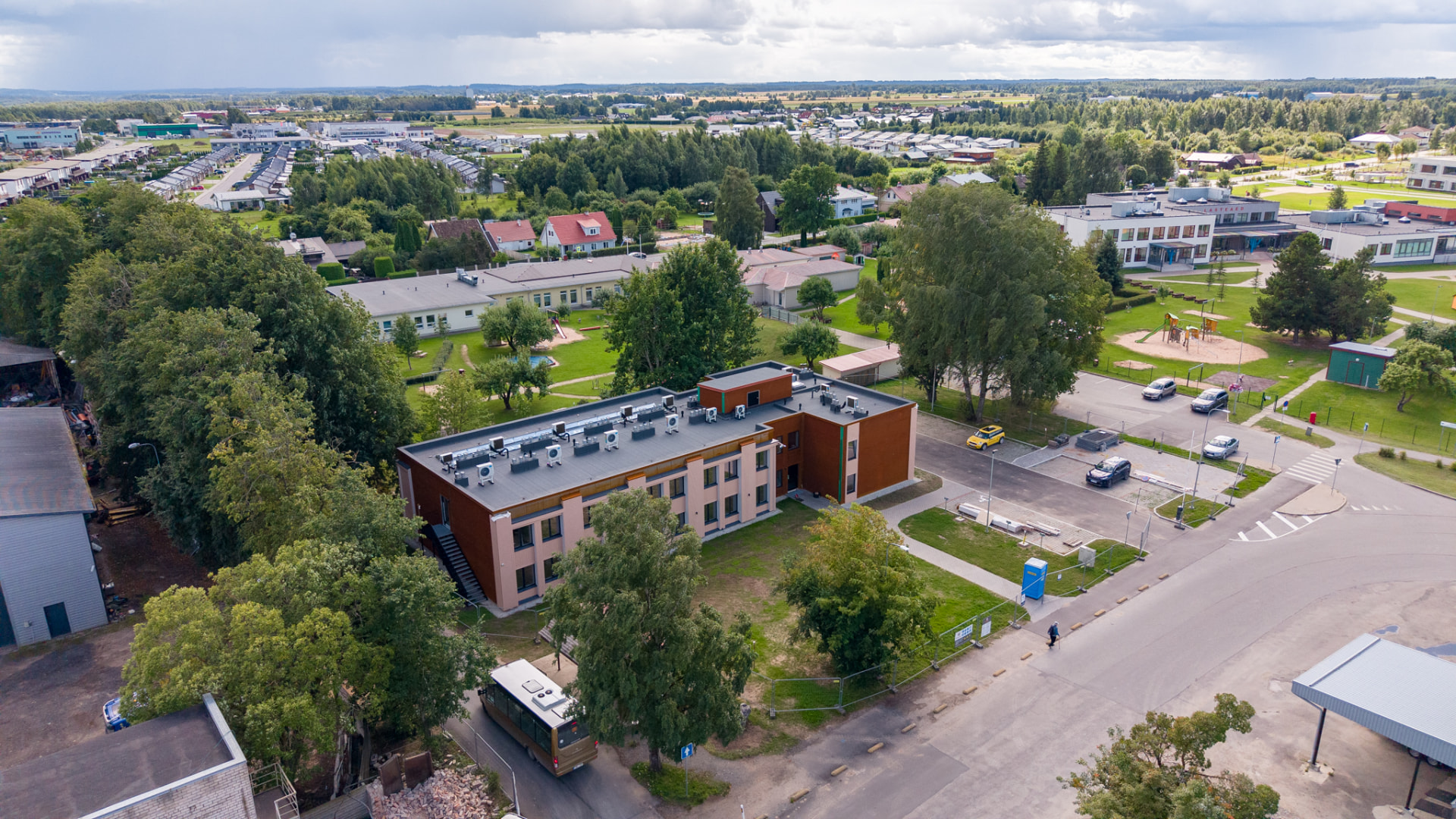 Papli Maja õhuvaade